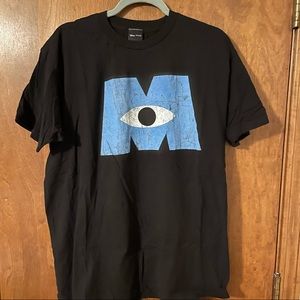 Disney/Pixar Distressed Monsters Inc Logo T-shirt